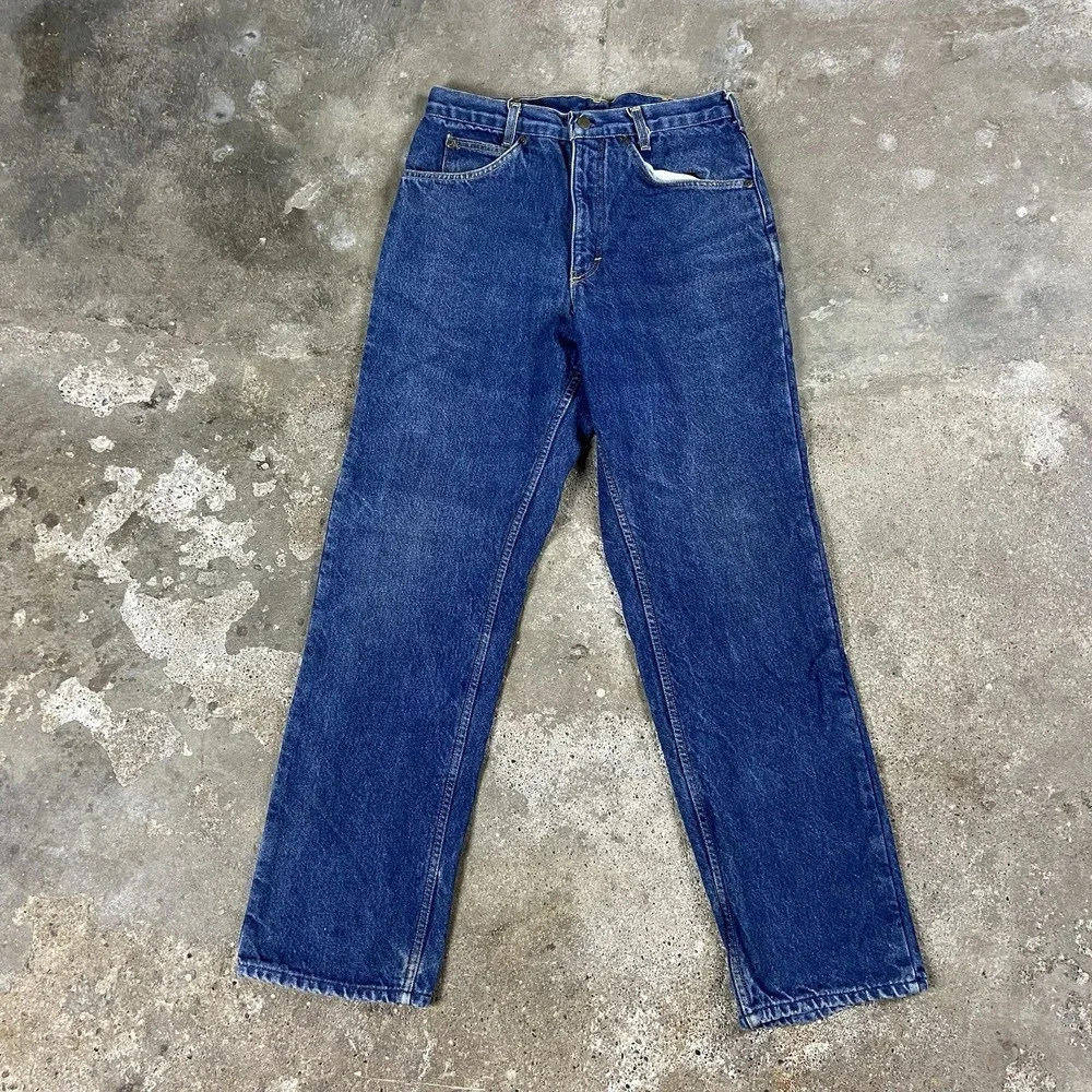Vintage Oshkosh B'gosh Jeans Size 30x31 Blue Denim Medium Wash Denim Lined Work